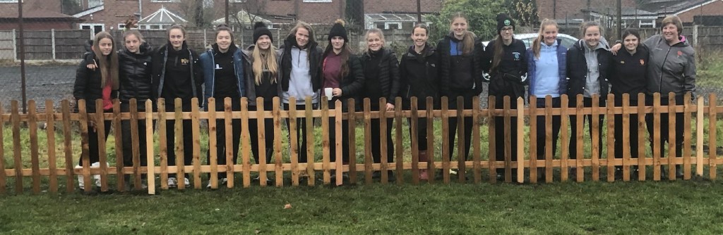 VIY team up with Lancs Girls to carry out ground work